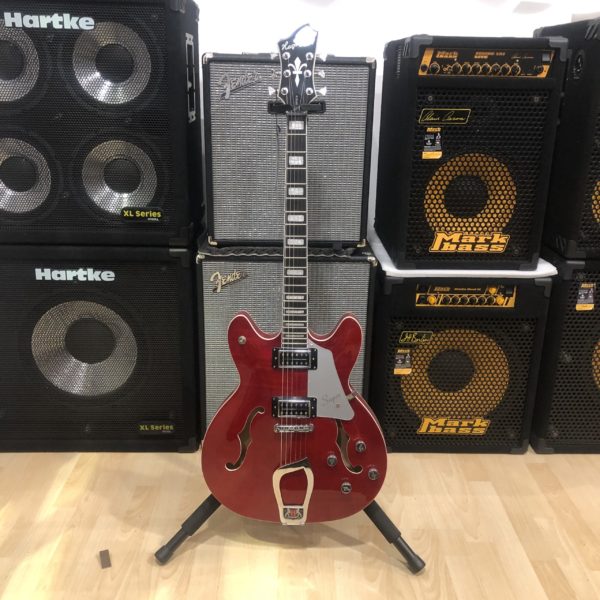 Hagstrom Super Viking Wild Cherry Transparent