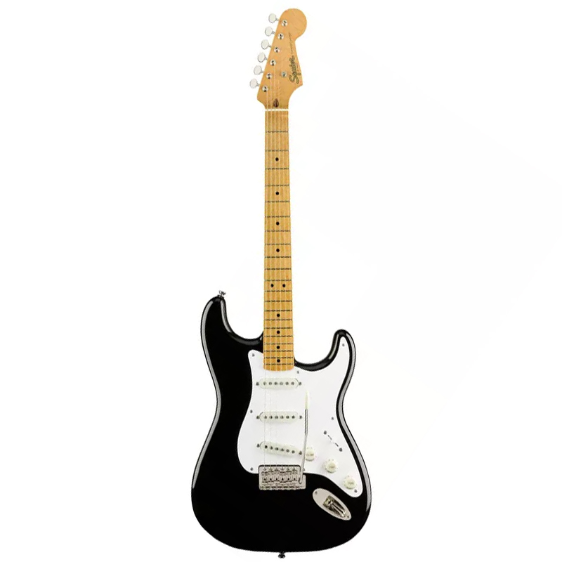 Squier Stratocaster Classic Vibe 50 Black white pickguard