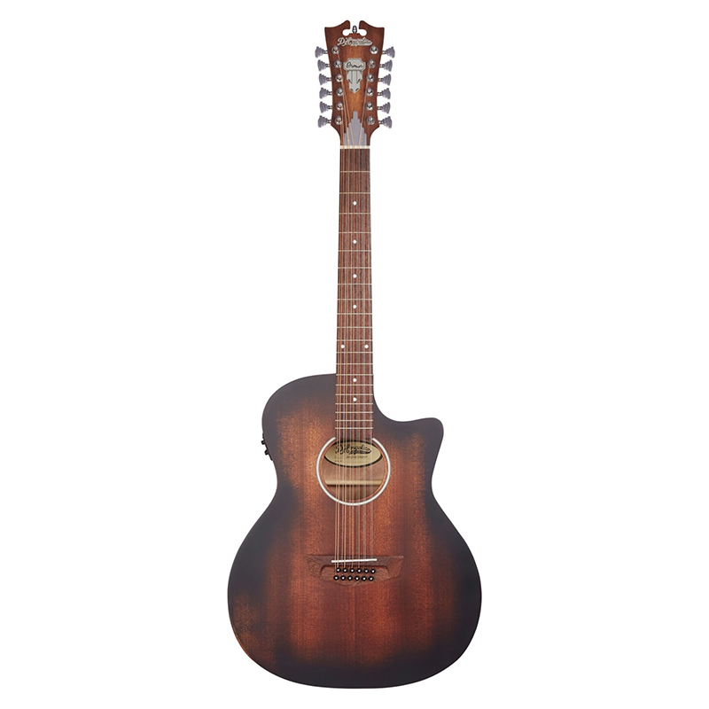 D'Angelico Premier Fulton LS Aged Mahogamy chitarra acustica elettrificata 12 corde