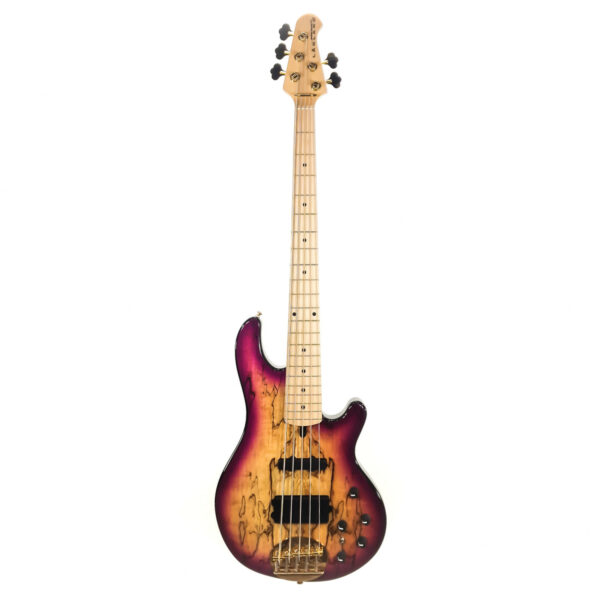 Lakland Skyline 55-02 De Luxe 5 Strings Spalted Violet Burst
